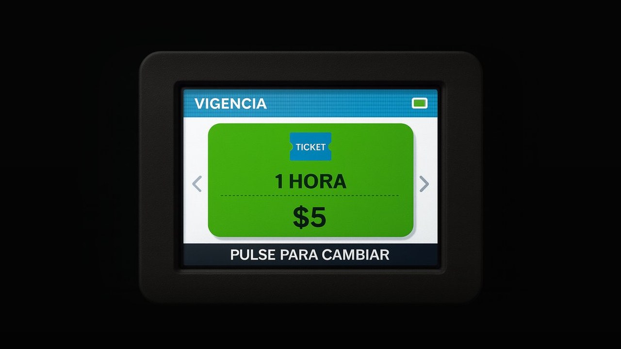 Pantalla de la caja MT200 mostrando los planes de acceso a internet con su precio